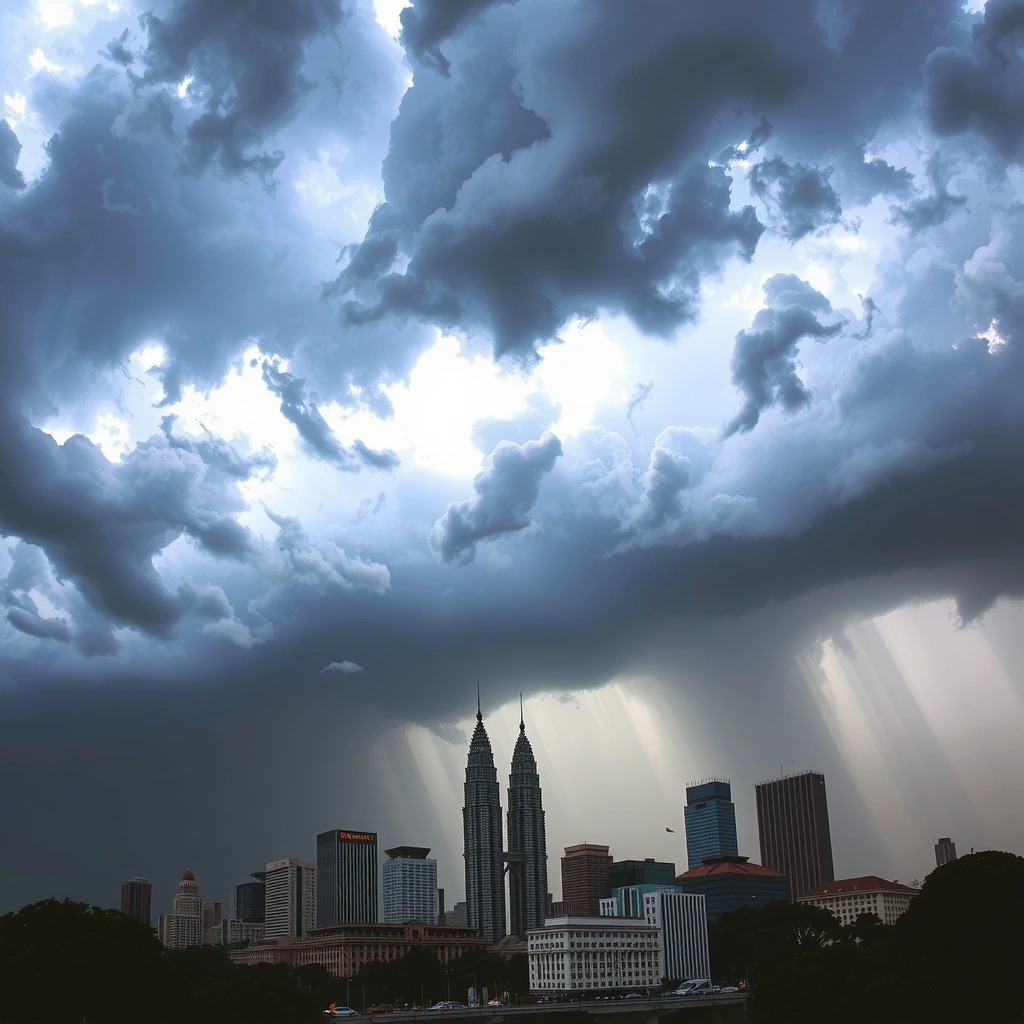 Weather warning for Malaysian peninsula